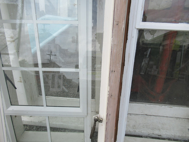 Chapman Taylor Obscure Casment Window with Metal Frame & Brass Hardware