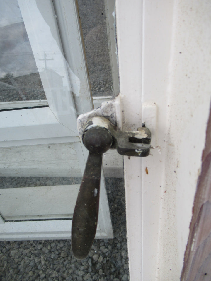 Chapman Taylor Obscure Casment Window with Metal Frame & Brass Hardware