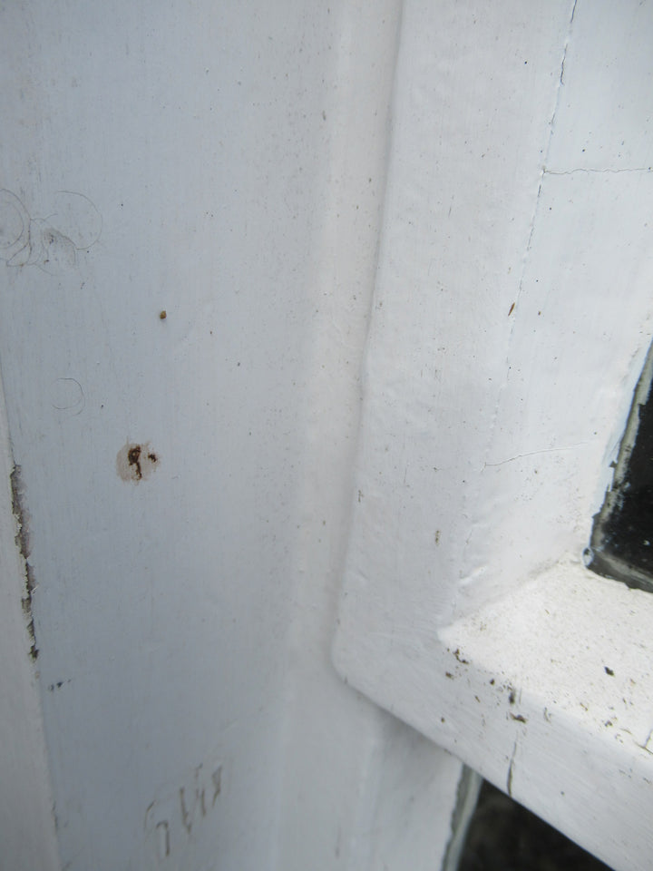 Chapman Taylor Obscure Casment Window with Metal Frame & Brass Hardware