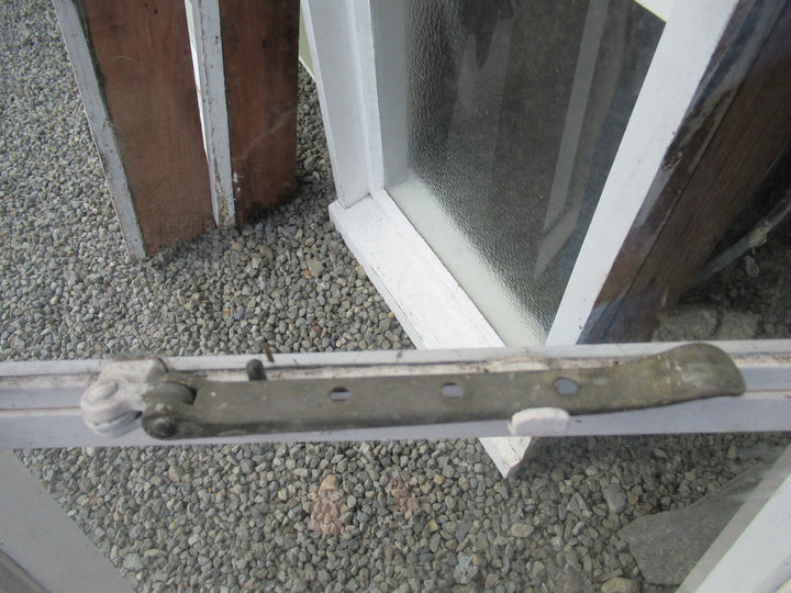 Chapman Taylor Obscure Casment Window with Metal Frame & Brass Hardware