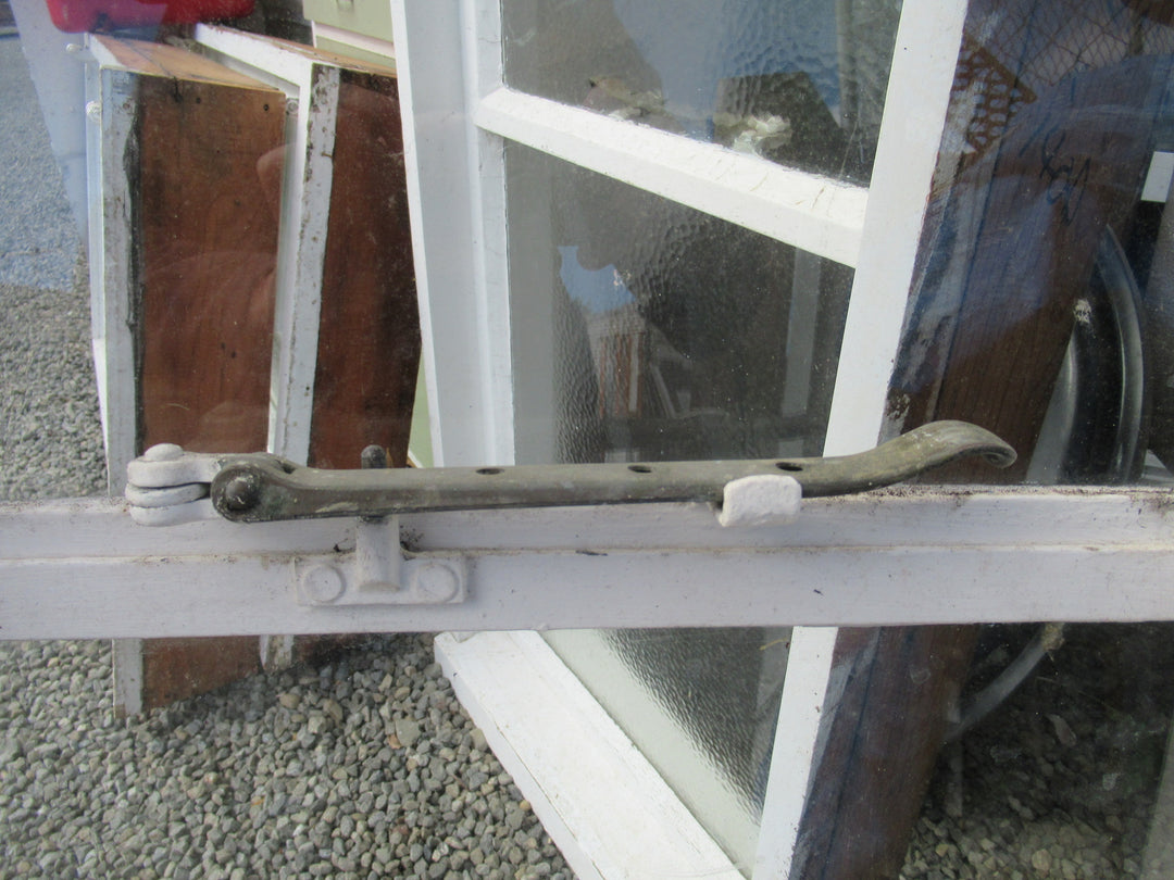 Chapman Taylor Obscure Casment Window with Metal Frame & Brass Hardware