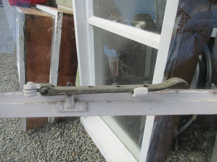 Chapman Taylor Obscure Casment Window with Metal Frame & Brass Hardware