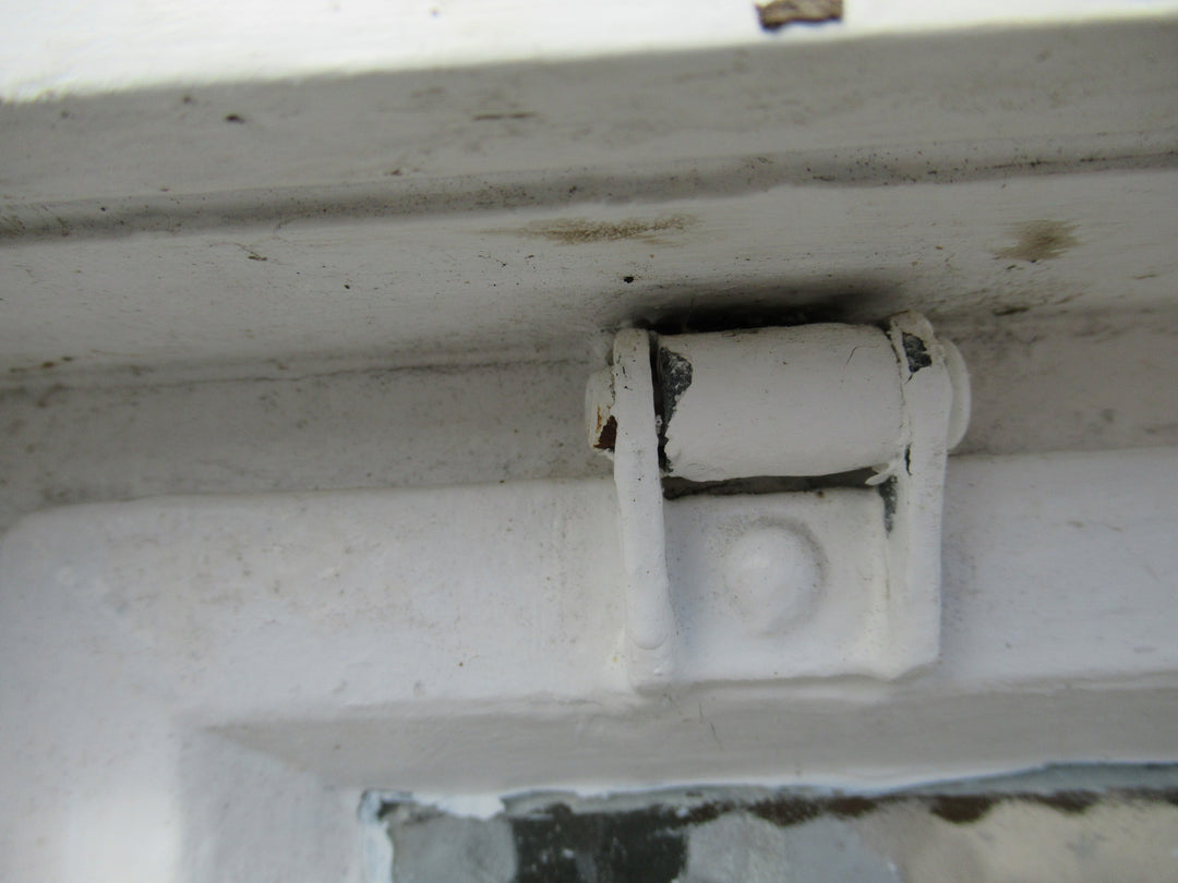 Chapman Taylor Obscure Casment Window with Metal Frame & Brass Hardware