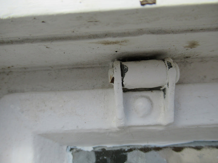 Chapman Taylor Obscure Casment Window with Metal Frame & Brass Hardware