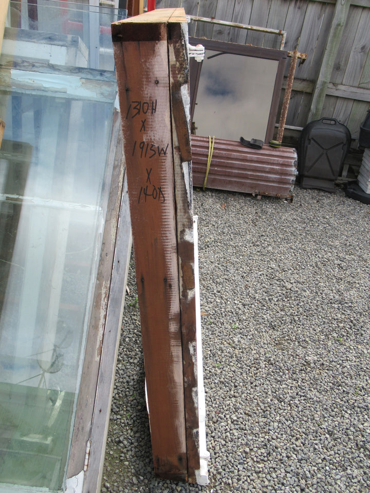 Chapman Taylor Obscure Casment Window with Metal Frame & Brass Hardware