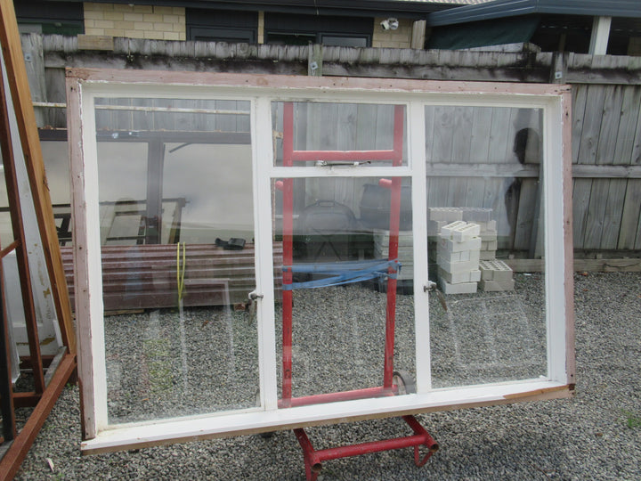 Chapman Taylor Obscure Casment Window with Metal Frame & Brass Hardware