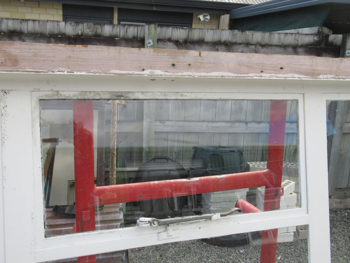 Chapman Taylor Obscure Casment Window with Metal Frame & Brass Hardware