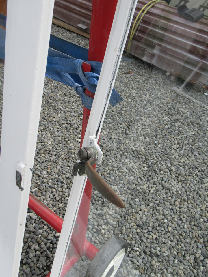 Chapman Taylor Obscure Casment Window with Metal Frame & Brass Hardware