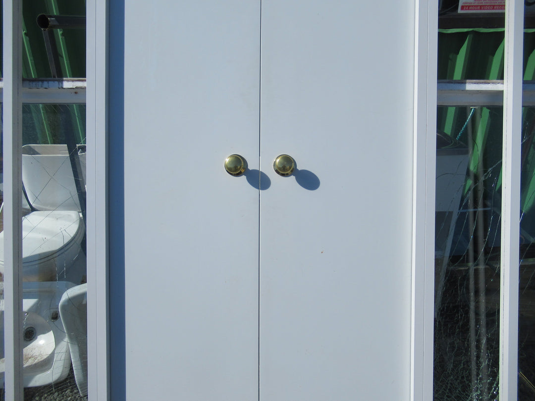 Internal Hollow Core French Doors with Narrow Glass Sidelites 1990 H x 1500W x 70D