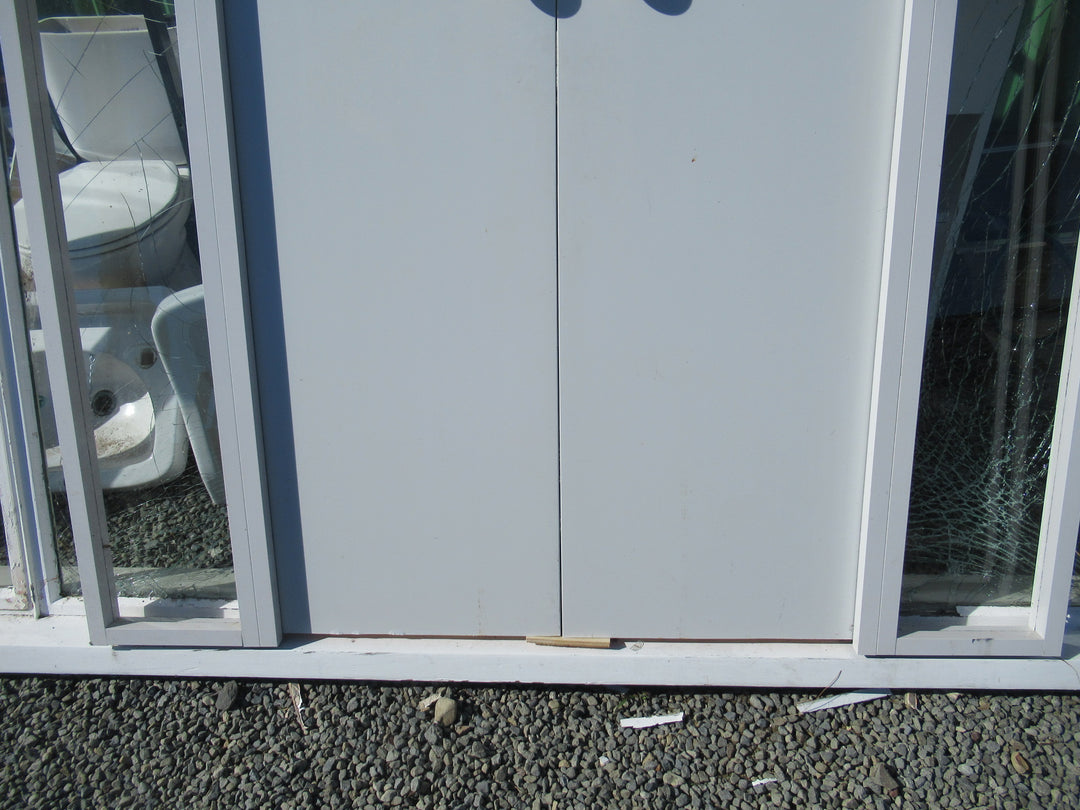 Internal Hollow Core French Doors with Narrow Glass Sidelites 1990 H x 1500W x 70D