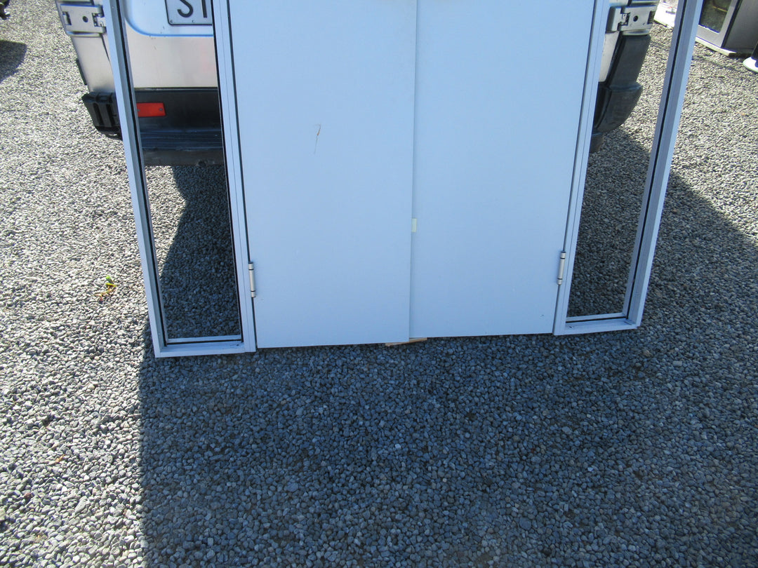 Internal Hollow Core French Doors with Narrow Glass Sidelites 1990 H x 1500W x 70D