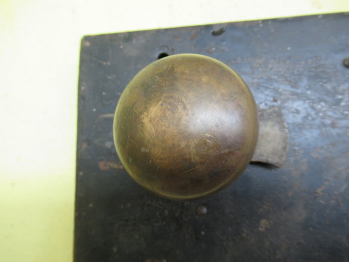 H & T Vaughan Manufacturer Vintage Box Lock with Pull Knob & Keep 230-270W x 140H x 30D