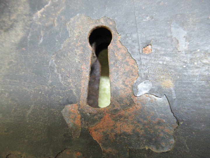 H & T Vaughan Manufacturer Vintage Box Lock with Pull Knob & Keep 230-270W x 140H x 30D