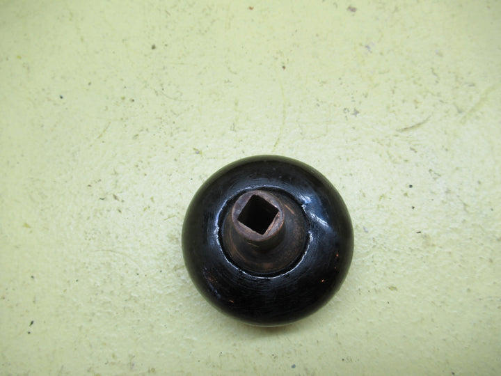 Black Porcelain Door Knob