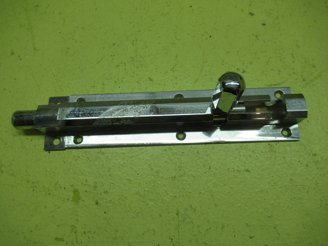 Chrome Chunky Art Deco Slide Bolt 154-168L x 38W x 18H