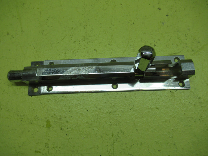 Chrome Chunky Art Deco Slide Bolt 154-168L x 38W x 18H