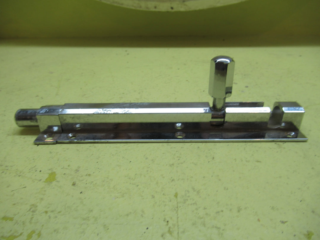 Chrome Chunky Art Deco Slide Bolt 154-168L x 38W x 18H