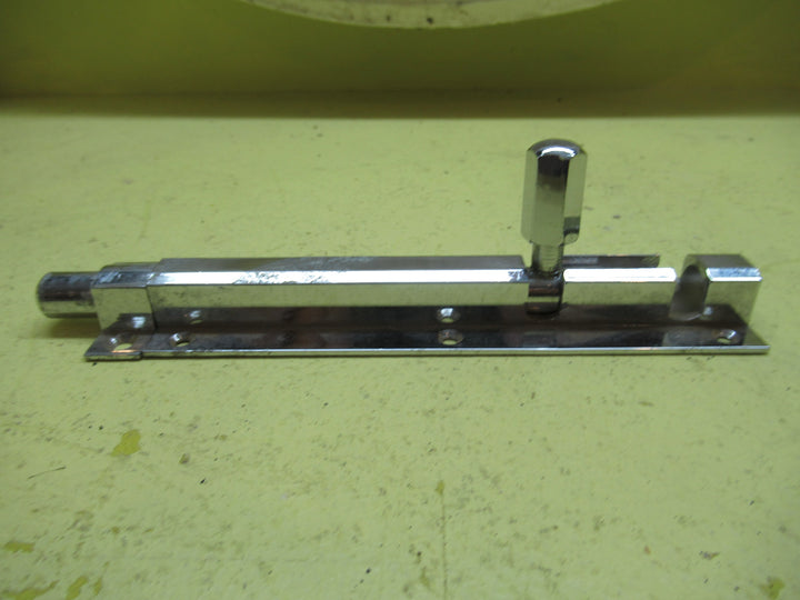 Chrome Chunky Art Deco Slide Bolt 154-168L x 38W x 18H