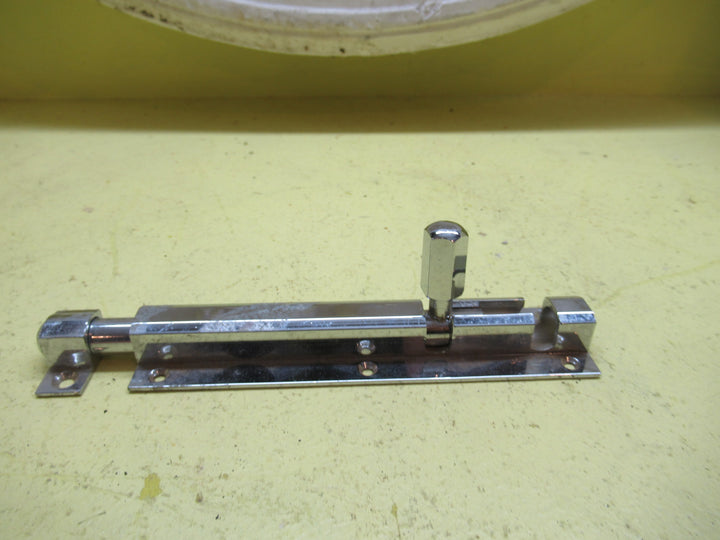 Chrome Chunky Art Deco Slide Bolt 154-168L x 38W x 18H