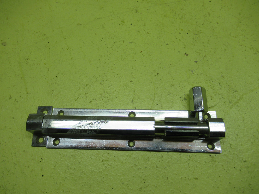 Chrome Chunky Art Deco Slide Bolt 154-168L x 38W x 18H