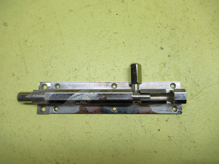 Chrome Chunky Art Deco Slide Bolt 154-168L x 38W x 18H
