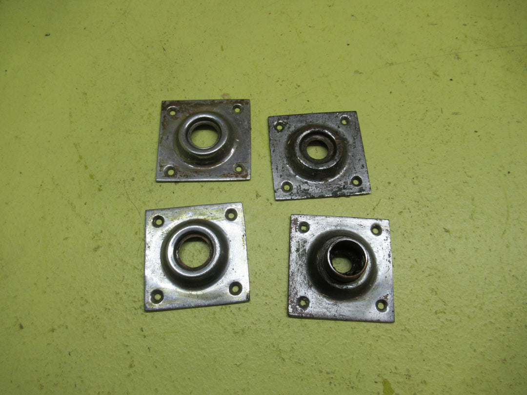 Chrome Rectangle Door Plates 58SQ x 11-22H