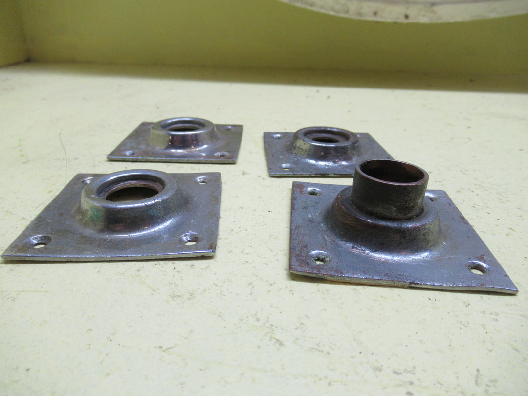 Chrome Rectangle Door Plates 58SQ x 11-22H