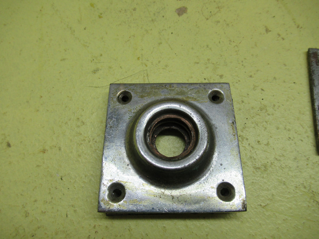 Chrome Rectangle Door Plates 58SQ x 11-22H