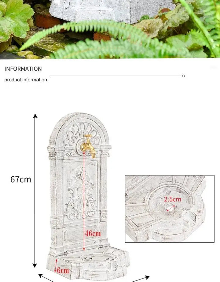 Cast iron sink garden courtyard wash basin pool decoration