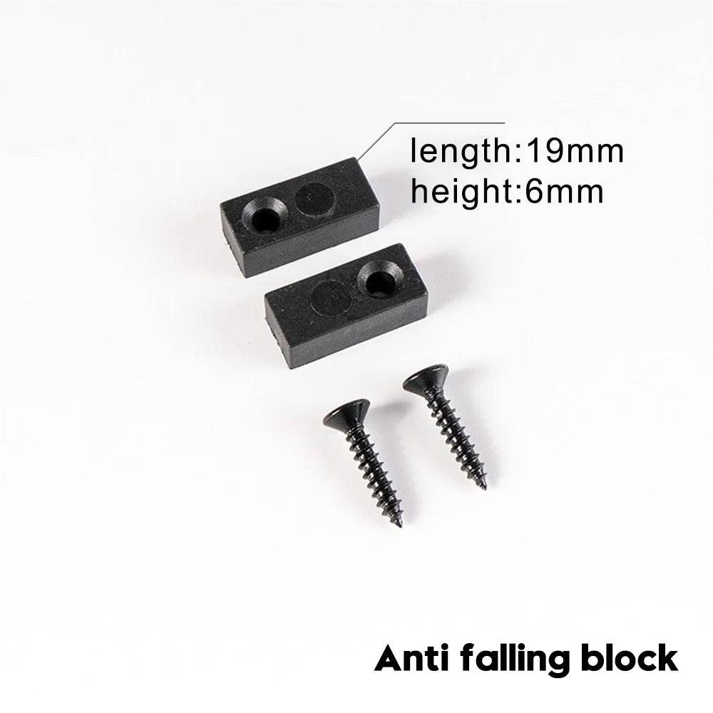 Gifsin-Sliding Door Hardware Drawer Slides Kit, Double Door TV Stands, Wardrobe Cabinets, Furniture Slide