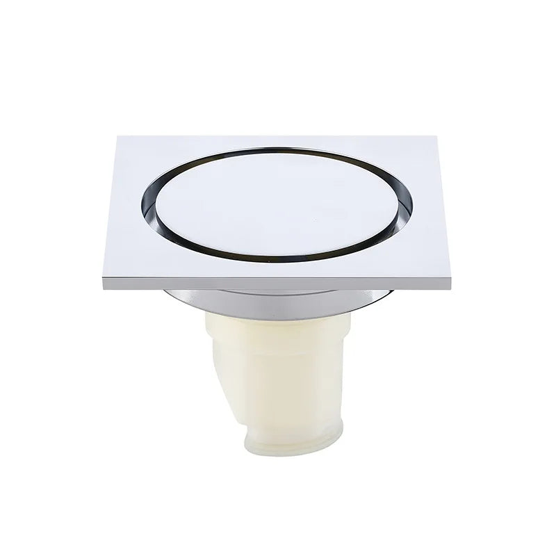 Brass Round Floor Drain Anti-Odor Valve Cover Shower Trap Drains for Kitchen Bathroom Laundry Room Bathroom Accessories