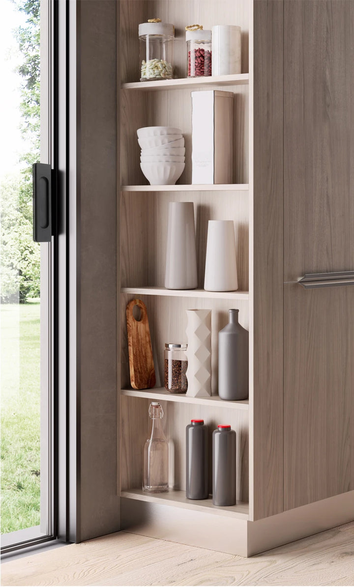 BON Paste sliding door handle kitchen door barn door aluminum door glass sliding door without punching sliding door fastener