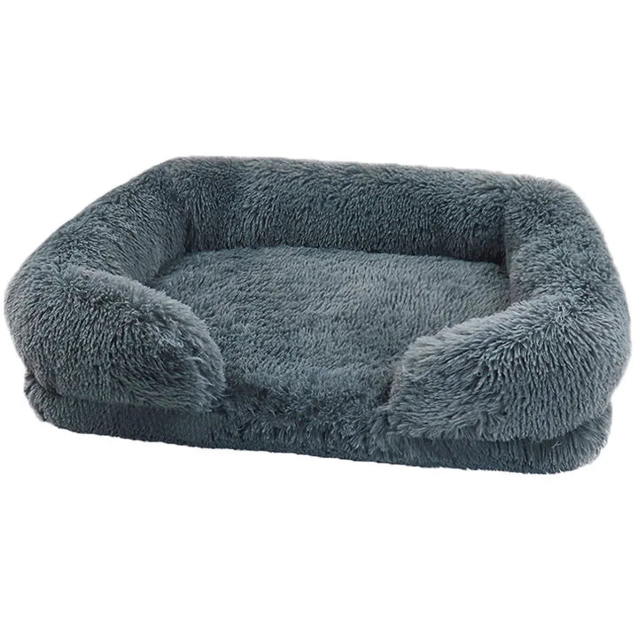 Large Dog Bed Dog Plush Pet Bed Winter Thickened Sleeping Bed Sofa Removable Pad