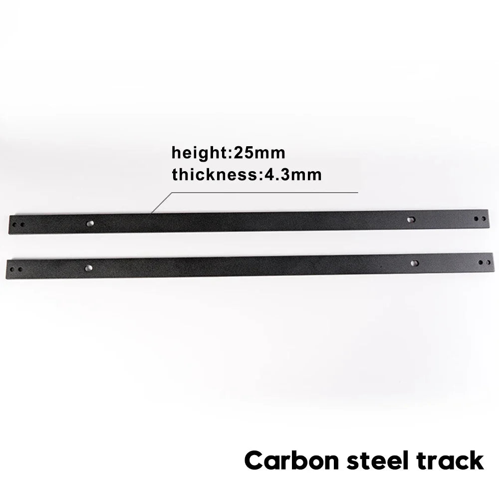 Gifsin-Sliding Door Hardware Drawer Slides Kit, Double Door TV Stands, Wardrobe Cabinets, Furniture Slide