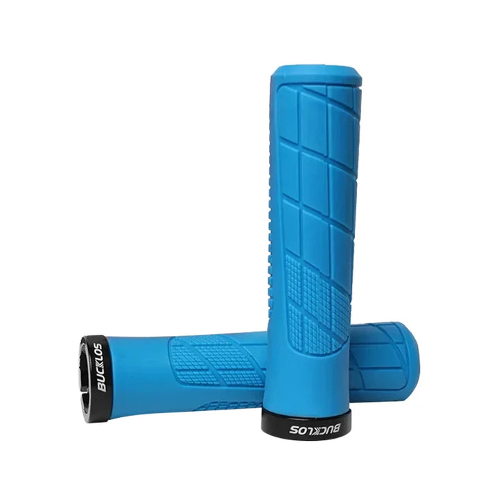 BUCKLOS Bicycle Handlebar Grip Ergonomic Lock on Bike Handle Cover Shock-absorbing Cycling Handles Bar Soft Mtb Grips