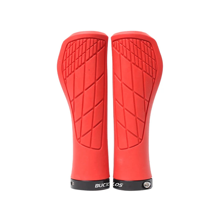 BUCKLOS Bicycle Handlebar Grip Ergonomic Lock on Bike Handle Cover Shock-absorbing Cycling Handles Bar Soft Mtb Grips