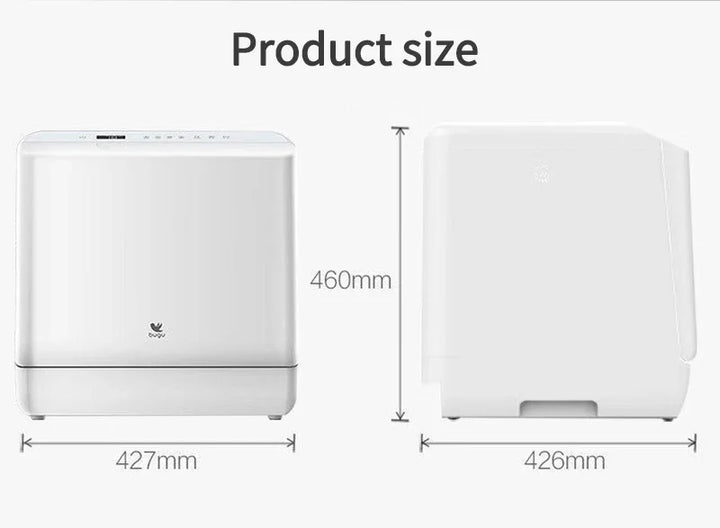 Table Dishwasher Automatic Intelligent Fruits And Vegetable Integrated Portable Dishwasher 220V 50Hz Without Installation 4 Sets