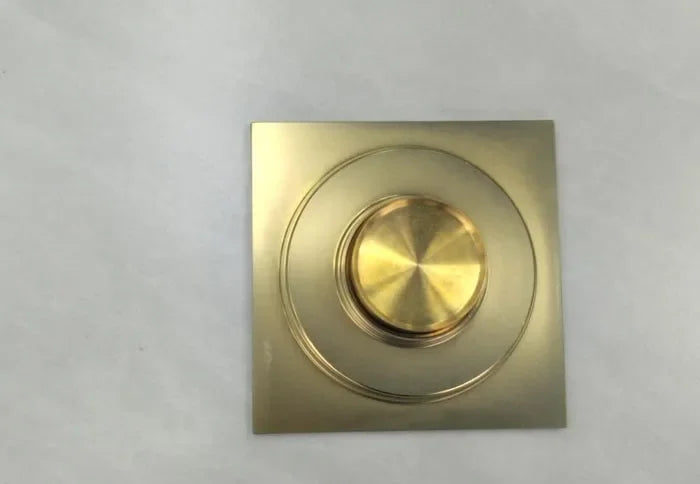 Brass Matte Black Square Style rolse gold Floor Drainer gold Waste drain Bathroom brushed nickel Shower Drain DR087