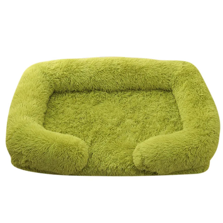 Large Dog Bed Dog Plush Pet Bed Winter Thickened Sleeping Bed Sofa Removable Pad