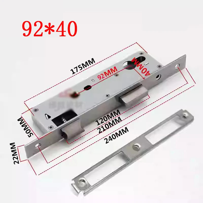 Broken Bridge 8525/9230 Series Screen Door Double Door Aluminum Alloy Black And White Gold And Silver High Low Door Lock Handle