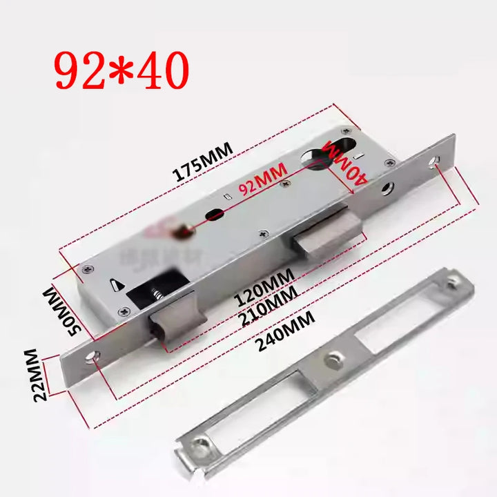 Broken Bridge 8525/9230 Series Screen Door Double Door Aluminum Alloy Black And White Gold And Silver High Low Door Lock Handle