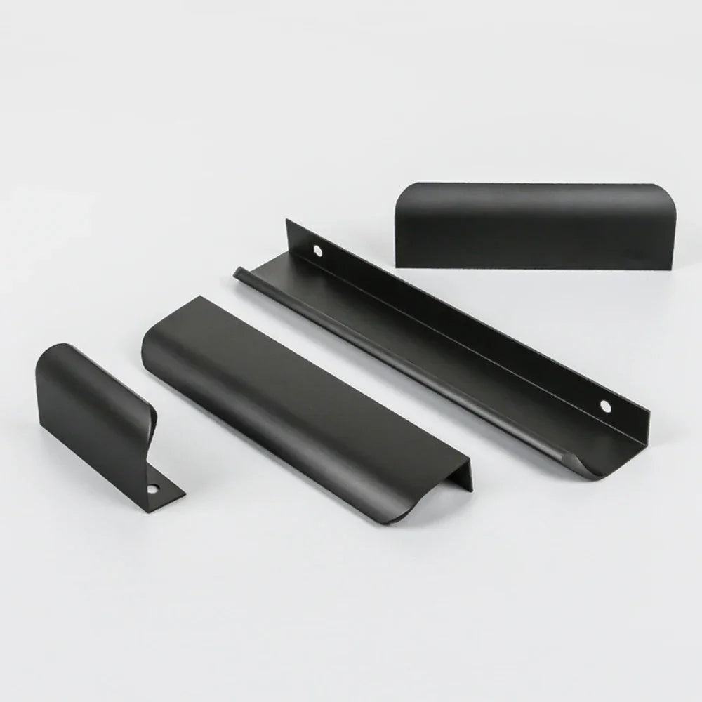 Hidden Cabinet Pulls Drawer Knobs Bedroom Door Handles Aluminum Alloy Kitchen Cupboard Door Pulls Furniture Handle Hardware