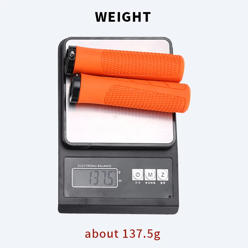 BUCKLOS Bicycle Handlebar Grip Ergonomic Lock on Bike Handle Cover Shock-absorbing Cycling Handles Bar Soft Mtb Grips