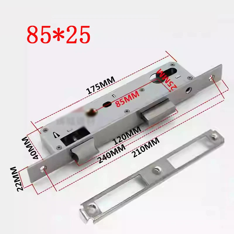 Broken Bridge 8525/9230 Series Screen Door Double Door Aluminum Alloy Black And White Gold And Silver High Low Door Lock Handle