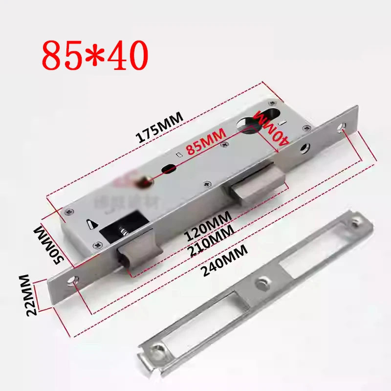 Broken Bridge 8525/9230 Series Screen Door Double Door Aluminum Alloy Black And White Gold And Silver High Low Door Lock Handle