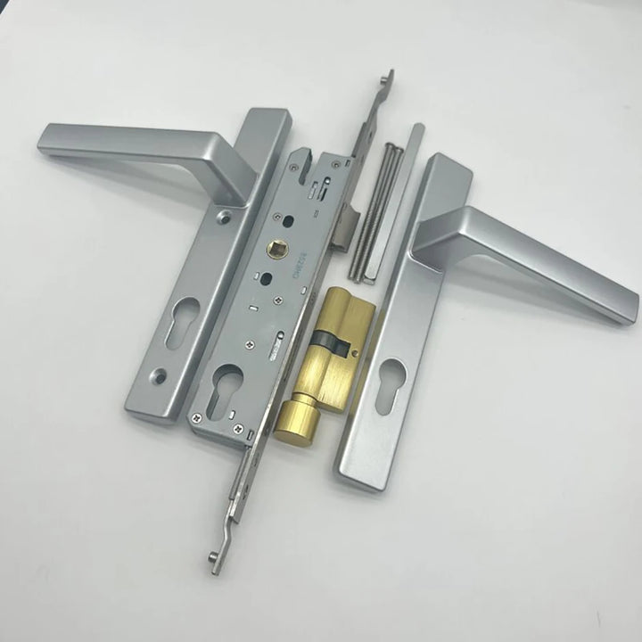 Broken Bridge 8525/9230 Series Screen Door Double Door Aluminum Alloy Black And White Gold And Silver High Low Door Lock Handle
