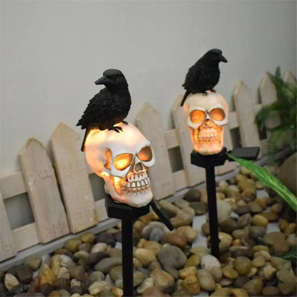 Halloween Outdoor Light Skeleton Ghost Horror Grimace Lighting Garden Decoration