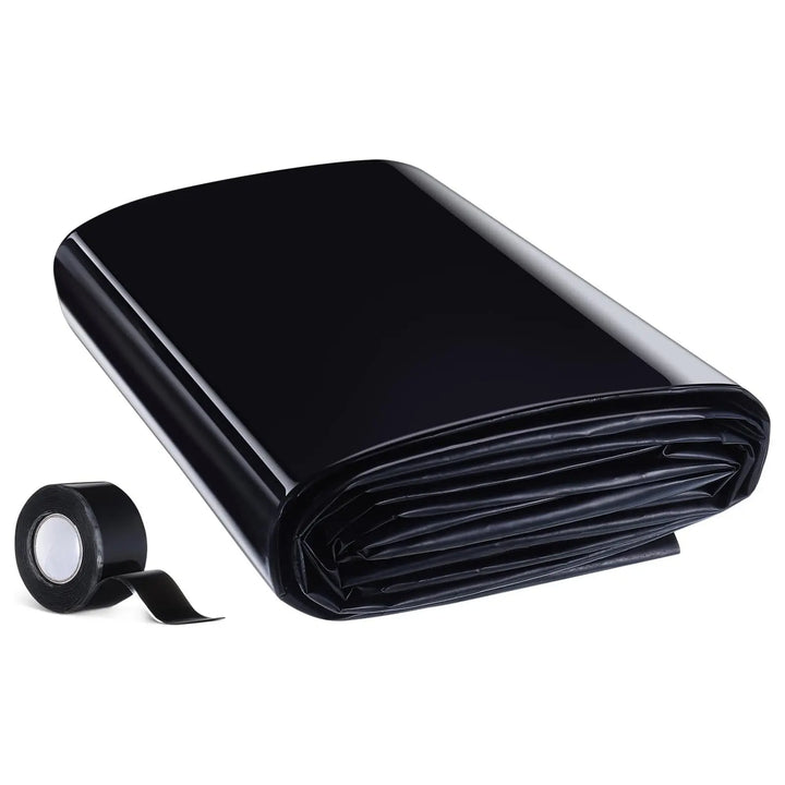 HDPE Pond Liners 20 Mil UV Resistant Easy Cutting, Pond Liner for Natural Looking Ponds, Waterfall, Koi Pondsand Water Garden
