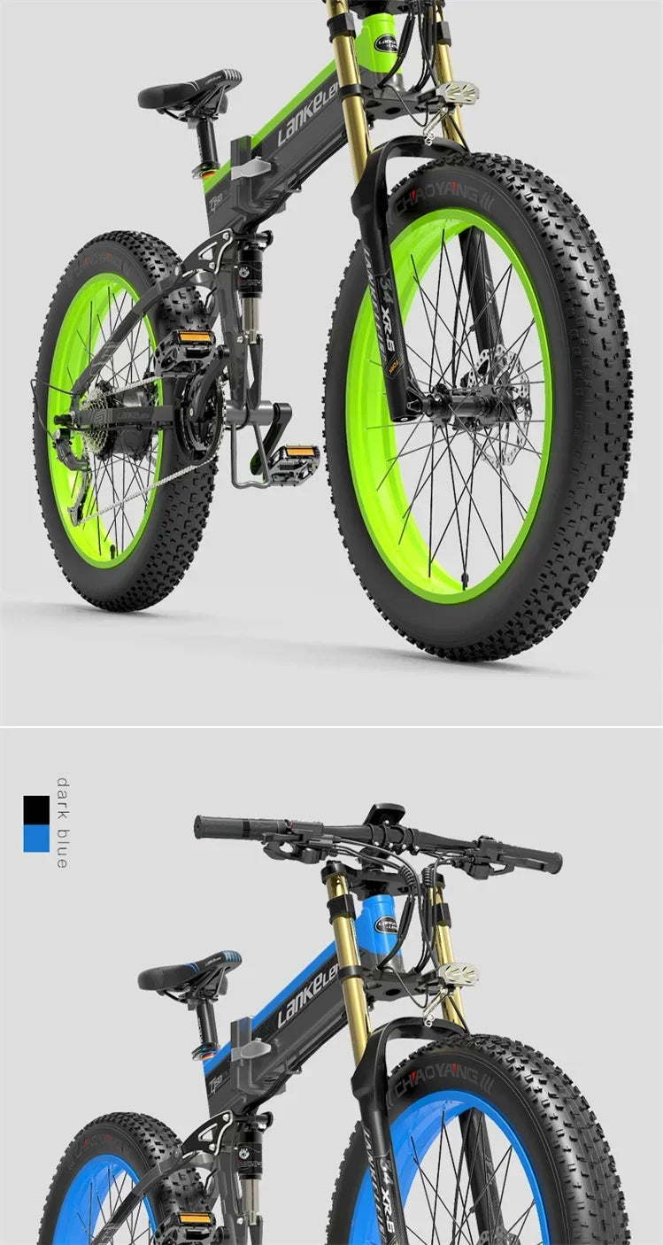 Ebike XT750 PLUS Adult 1000w48v17.5ah Battery Electric Bicycle 26 inch fat Tire Mountain Off road Electric Bicycle