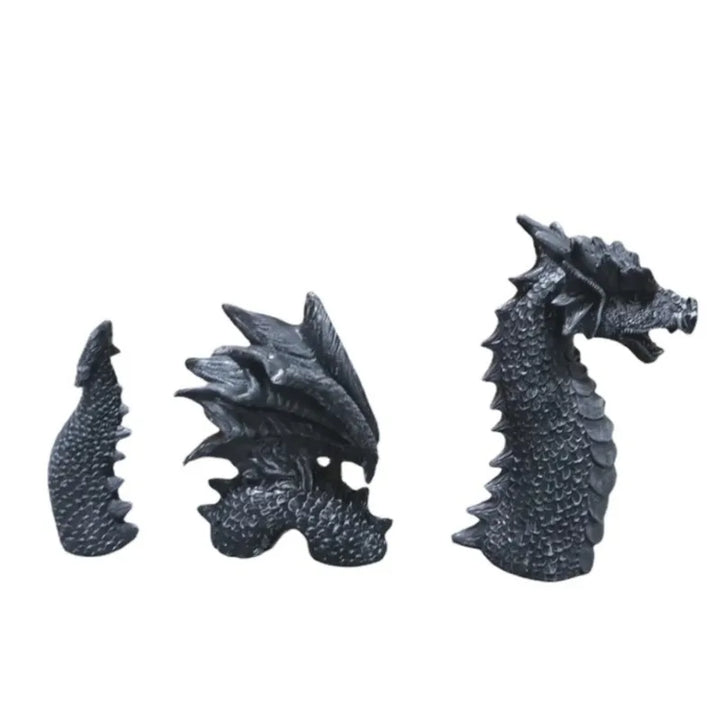 Dragon Resin Lawn Sculpture Gothic Fantasy Character Art Garden